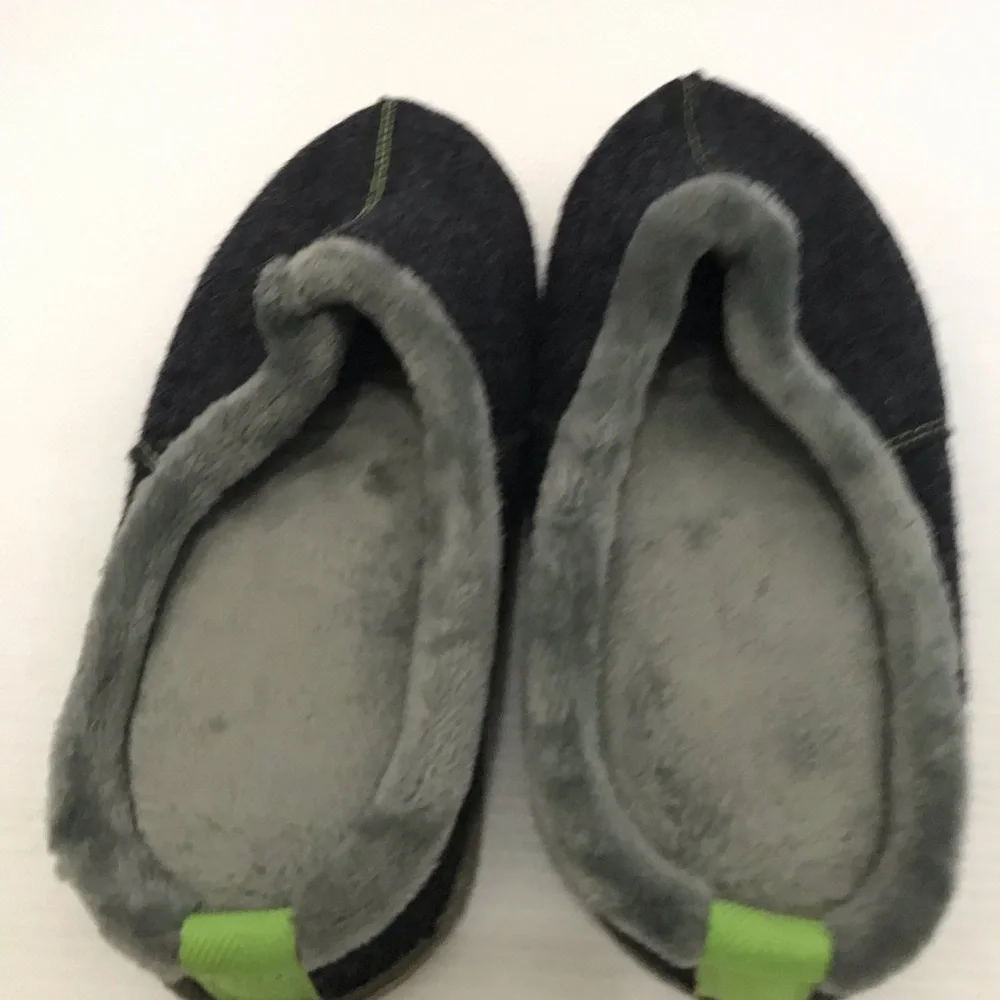 N A P BROOKSTONE Memory Foam Mens indoor/ outdoor Brown Slippers size M